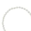 2020 trendig vintage vit pärla choker halsband mode smycken papper klipp bokstäver pärlhalsband för kvinnor