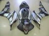 Enjeksiyon Kalıplama Honda CBR600RR 2007 2008 Mat Siyah Gümüş Fairing Kit için Mat Siyah Gümüş Fairing Kit CBR600RR 07 08 LL14