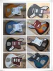 Фабрика пользовательских различных цветовых корпус электрическая гитара с хромированным оборудованием, палисандром или кленовым пальцем, может быть настроена