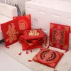 Chinese rode stoel rug kussen Nieuwjaar Valentijnsdag Huwelijksgeschenken Huisdecor Zinkbeen knielen Square Boay Window zachte kussens