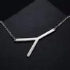 18K Real Vergulde 316L roestvrij staal 26 Engelse alfabet hanger ketting Persoonlijke sieraden geschenken voor meisjes en vrouwen