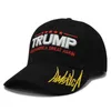 Kadınlar Erkekler Tuval Nakış Nefes Snapback Beyzbol şapkası Ekleme 5 Renk Trump Şapka Amerika Büyük Yine Şapka DH0519 olun Caps