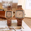 Unieke Walnoot Houten Horloges voor Liefhebbers Paar Mannen Horloge Dames Woody Band Reloj Hombre 2019 Klok Mannelijke uren Top Souvenir Giften Y19052103