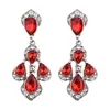 Gros-chaud nouveau créateur de mode diamant exagéré beau lustre en cristal de zircon balancent boucles d'oreilles pendentif pour femmes filles