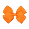 4.5''CUTE Sécurité Bowknot Solid Bowknot Bow Cheveux Cravate Sweet Cravate Capuche Capuche Cheveux Coupes d'enfants Accessoire de cheveux 047