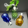 Gekleurde Mini Yali Glas Hotpot Groothandel Bongs Oliebrander Pijpen Waterleidingen Glazen Pijp Olierouts Roken Gratis verzending