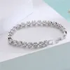 Fashion Brands Designer Round Cut CZ Stone Bracelet for Women Classical Tennis Bracelet & Bangle Jewelery Gift294N