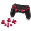 Gamepad Metal Joystick Cap Cover Thumbsticks with ABXY Bullet Buttons and D-pad for PS4 Controller Button Set Mod Kit DHL FEDEX EMS FREE SHIPPING