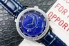 Top Grand Complications Sky Moon Céleste 5102G Montre De Luxe En Acier Inoxydable Diamant Cadran Bleu Suisse 240LU Mécanique