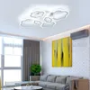 Lampade da soffitto moderne a LED con nuvole super sottili, luci romantiche calde in acrilico Illuminazione per bambini Sala studio Soggiorno Camera da letto AC 110-220 V