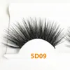 5D Faux Mink Lashes 25mm Long Natural False Eyelashes Volumn Fake Eye Lashes For Beauty Thick 25mm Full Strip Lashes