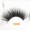 5D Faux Mink Lashes 25mm Long Natural False Eyelashes Volumn Fake Eye Lashes For Beauty Thick 25mm Full Strip Lashes