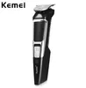 Kemei KM-1605 ماكينة حلاقة الشعر الكهربائية القابلة لإعادة الشحن ماكينة حلاقة المقص الشعر قابلة للشحن مع 4 أمشاط للرجال