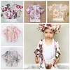 Baby Meisjes Jas Bloemen Meisje Jassen Tassel Kids Uitloper Korte Mouw Babykleding Zomer Kinderkleding 5 Kleuren Optioneel DHW2634