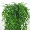 装飾的な花の花輪82cm 5フォーク人工植物のつる壁吊り緑色の工芸品偽の葉プラスチック蘭のrattan家8526214