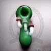 Mini Beaker Base Glass Water Bong Inline Perc Water Pipes Alien Recycler Dab Oil Rigs Bongs con recipiente de vidrio Hand Pipe