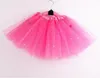 Filles Tutu Jupes Enfants Vêtements Étoiles Glitter Ballets Fantaisie Pettiskirt Sequin Stage Dancewear Costume Été Tulle Princesse Mini Robe D5803