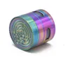 Labyrinth Colorful Zinc Alloy 4-Layer Smoke Grinder 63mm Side Four-hole Metal Smoke Grinder