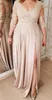 Plus Size Mother Of The Bride Dresses A line Champagne 34 Sleeves Chiffon Appliques Long Groom Mother Dresses For Weddings74043418898898