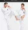 زي ITF المهنية لتدريب أسعار الجملة teakwondo موحدة شعار مخصصة ITF dobok موحدة