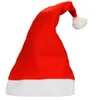 산타 클로스 의상 크리스마스 장식 크리스마스 산타 클로스 모자 빨간색과 흰색 모자 파티 모자