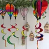 Hot Air Balloon Windsock Decorative Outside Yard Garden Party Event Decorative DIY Color Wind Spinners YQ00671