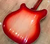 Deluxe Fire Glo Cherry Sunburst 12 Strings Guitars Electric semi ocas