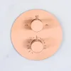 Rubinetti per doccia in ottone oro rosa 10quot Soffione a pioggia per bagno Sistema doccia Deviatore 2 vie Set doccia con valvola termostatica1501032