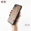 2022 Hotsale Clear Wood Wood Back Capa de Telefone Capa para iPhone 11 12 13 Pro Max