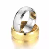 Blank Dull Polish Stainless Steel Ring Titanium Band Rings for Men Women Fashion Jewelry Drop Ship