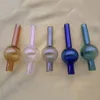 Glazen bubbel koolhydraten voor kwarts banger nagels bongs waterleidingen semi-transparante vaste kleur rotatie koepel koepel olieligingen thermisch roken accessoire