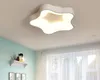 Blanc gris plafond moderne à LEDs lumières pour salon salle à manger chambre Dimmable fer acrylique lampe d'éclairage enfant luminaires MYY