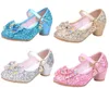 high heel kids girls princess shoes
