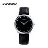 Sinobi Classic Watch Whate Women Fashion Top Brand Luxury Leather Strap Ladies Clock Женева кварцевые запястья relogio fominino