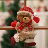 Ornamenti di Natale regalo Babbo Natale pupazzo di neve albero giocattolo bambola appendere decorazioni decorazioni natalizie per la casa C201028