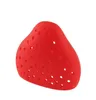 Lovely Fruit Strawberry Shape Silicone Tea Herbal Spices Leaf Infuser Strainer For Loosing Leaf Tea In Teapot, Teacup