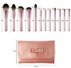 12 Stück kleine Trauben-Make-up-Pinsel, professionelles Rouge-Gesicht, Augenpuder, Foundation-Pinsel-Set, freies Schiff