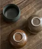 الخشنة وخمسة خط كوب الشاي النمط الصيني السيراميك الشاي عينة كوب فرن مجموعة رئيسية الشاي التأمل