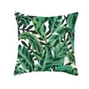 Almofadas decorativas com estampa de plantas tropicais nórdicas capa de almofada poliéster almofada decorativa para sofá fronha para decoração de casa