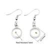 Villwice Real Mastard SeedEarrings Faith Small a Small a a Mastard Seed Drop Dangle Earrings Christian Faith Jewelry Gift1298Z