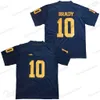 Jerseys NCAA Michigan Wolverines Football Jersey 10 Desmond Howard Tom Brady Charles Woodson Shea Patterson College 축구 저지