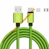 Aluminium Alloy Fabric braided cables 25Cm 1M 2m 3m micro V8 5pin usb data charging cable for samsung s4 s6 s7 edge htc lg