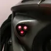 オートバイヘルメットフレキシブルストリップ照明フルフェイスドットファイバーグラス高品質のカスコモトdepredadorカラフルレンズ2990