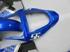 Customize Injection fairings parts for KAWASAKI Ninja ZX6R 2003 2004 ZX-6R 636 03 04 ZX 6R blue Chinese motorcycle fairing set