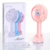 Portable Handheld Water Spray Mist Fans USB Rechargeable with Desk Stand Air Humidification Fan For Summer Outdoor with Retail Box