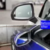 Chrome ABS Cornice dello specchio retrovisore Specchietti retrovisori esterni Copertura Trim 2 pezzi per Audi Q5 FY 2018 2019 Car Styling Accessori esterni