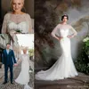 Vintage wspaniałe sukienki ślubne Gatsby Country Porcjusz Jenny Packham Połowa rękawów z koralikami syrena ślubna suknie ślubne Eliza Jane Howell