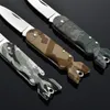 MINI Knife Folding Blade Knife Aluminum Handle Camping Pocket Knife Outdoor EDC KeyChain Knives