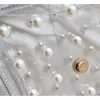 핑크 Sugao 디자이너 여성 여름 소녀 어깨 진주 가방 지갑 젤리 가방 디자이너 체인 가방 핸드백