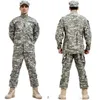 Hunting Sets Uniform Tactical Camouflage Combat Clothing Men Army Special Forces Soldier Training Work Wear Adult Clothes Pant Set1
